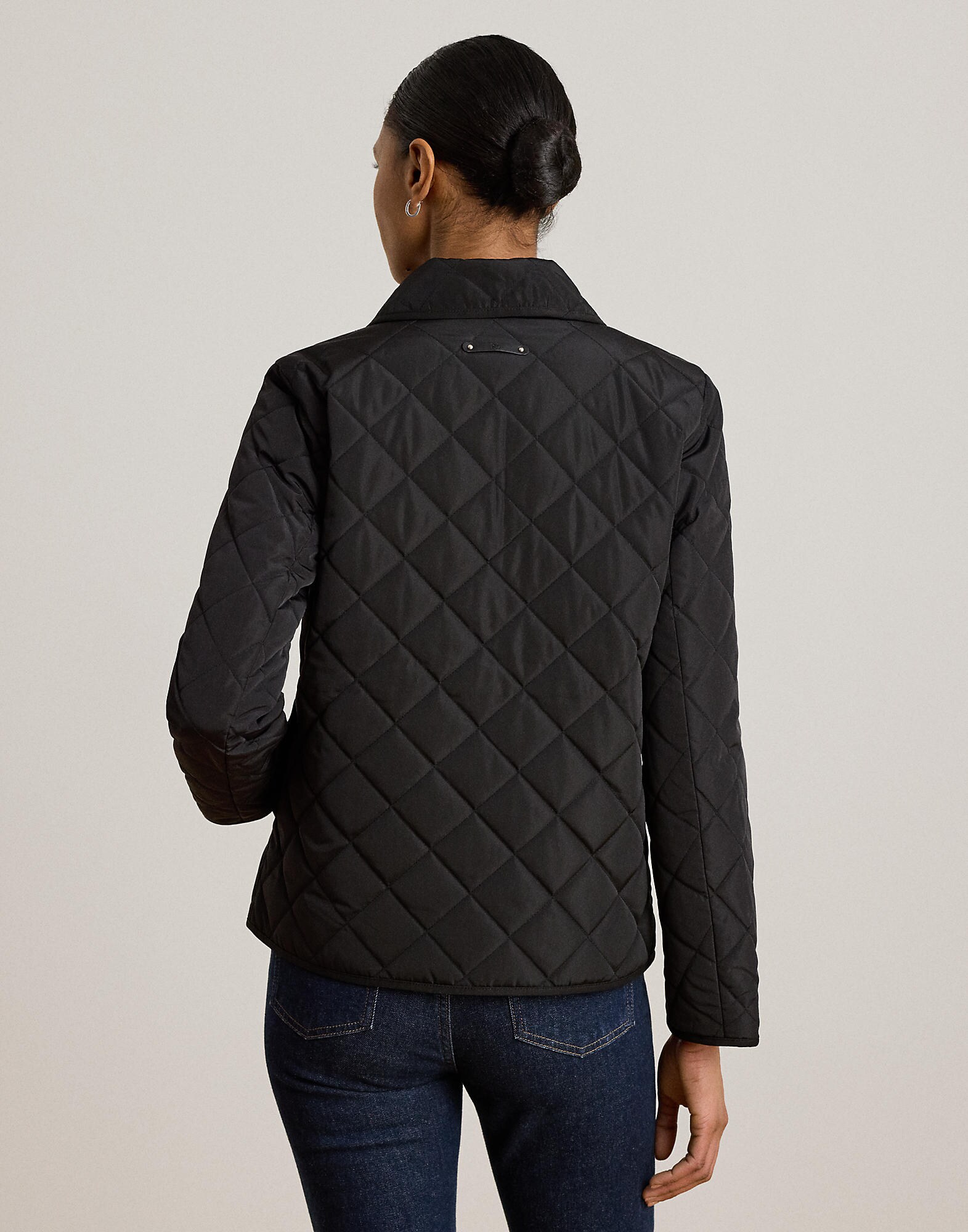Lauren Ralph Lauren Chaqueta de entretiempo dorado / rojo oscuro / negro / blanco – imagen 3