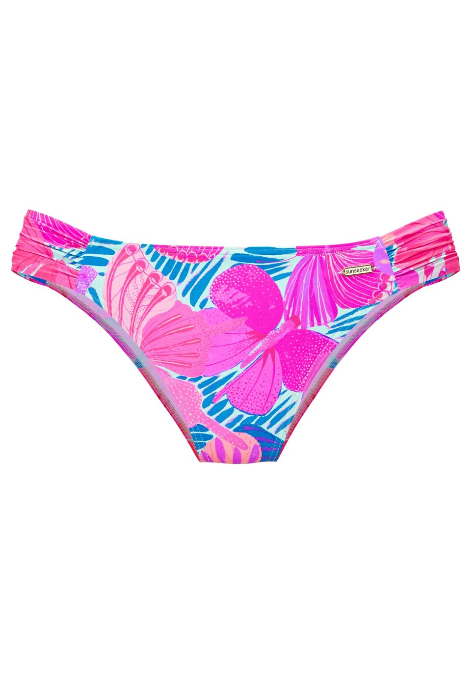 Bikiniunderdel blå / turkos / rosa