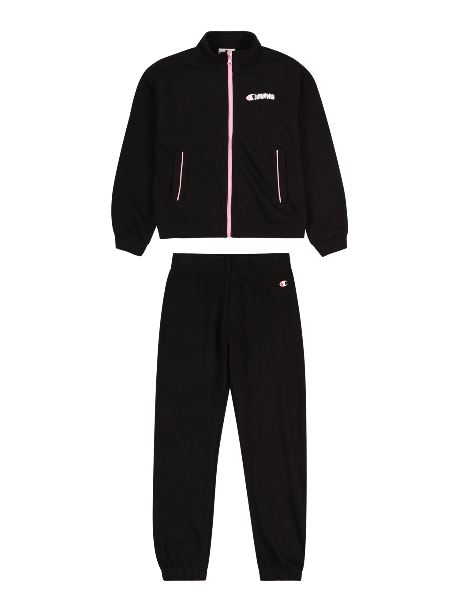 Champion Authentic Athletic Apparel Joggingová súprava  ružová / čierna / biela