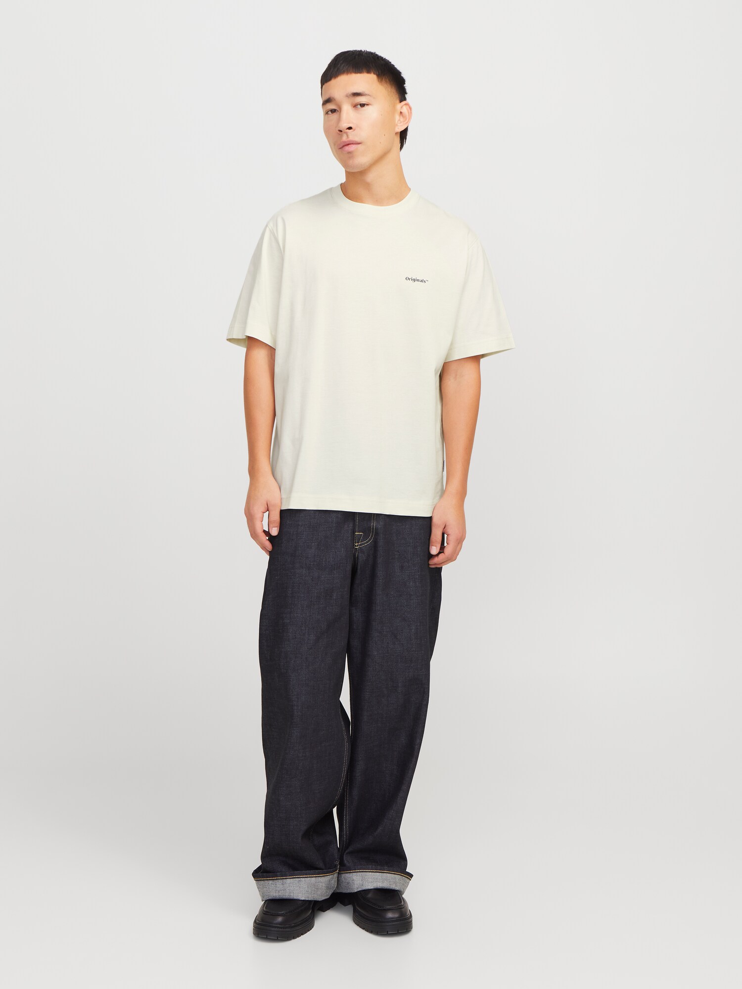 JACK & JONES Tričko 'JORPAROS EASTER' námornícka modrá / sivá / čierna / šedobiela (obrázok 6)