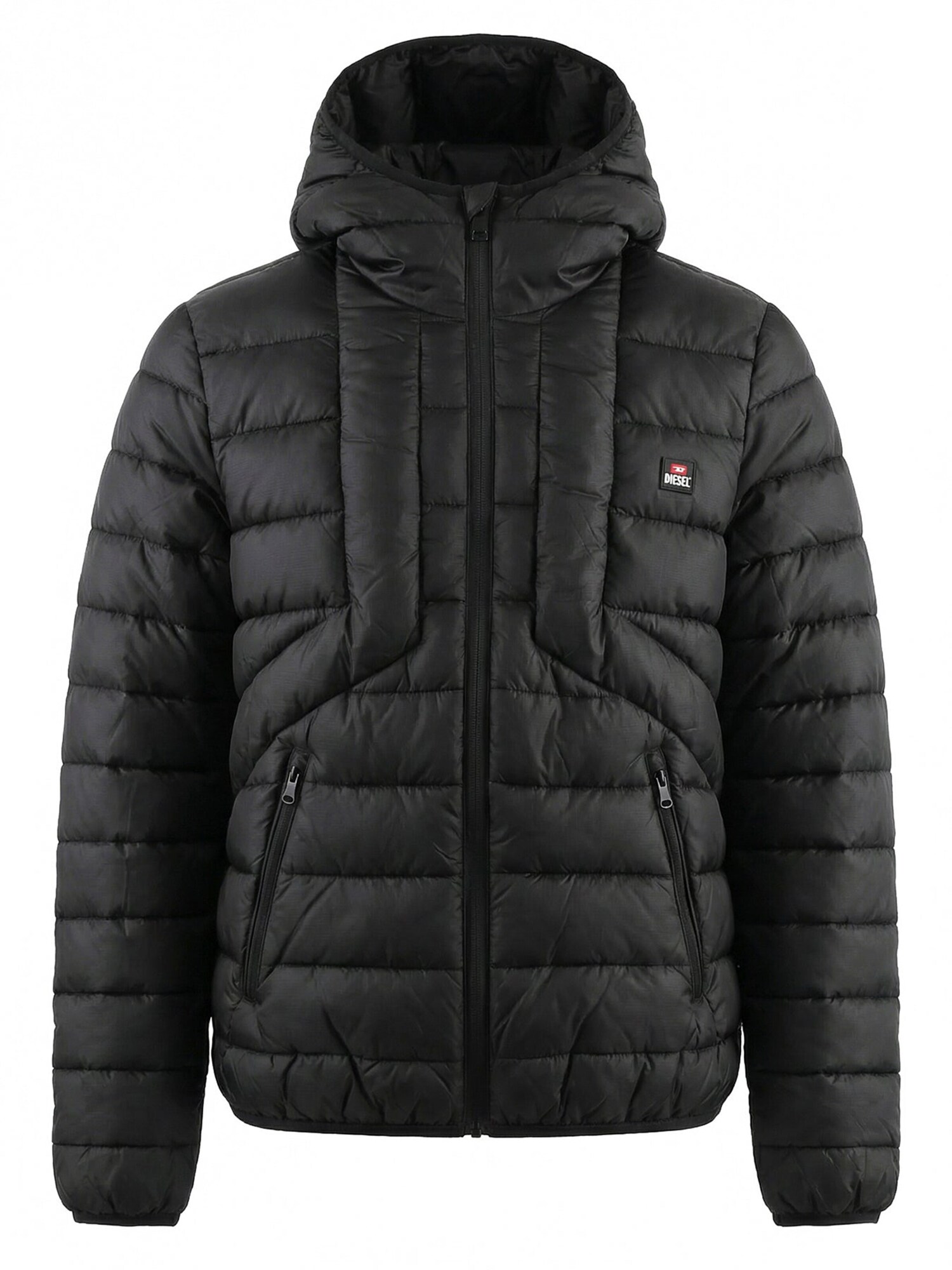 DIESEL Chaqueta de entretiempo 'W-DWAIN-OUTHOOD'  negro