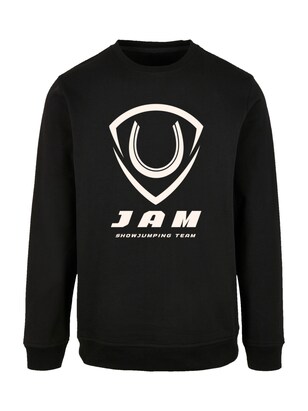 F4NT4STIC Sweatshirt ‘JAM Showjumping’ Zwart / Wit