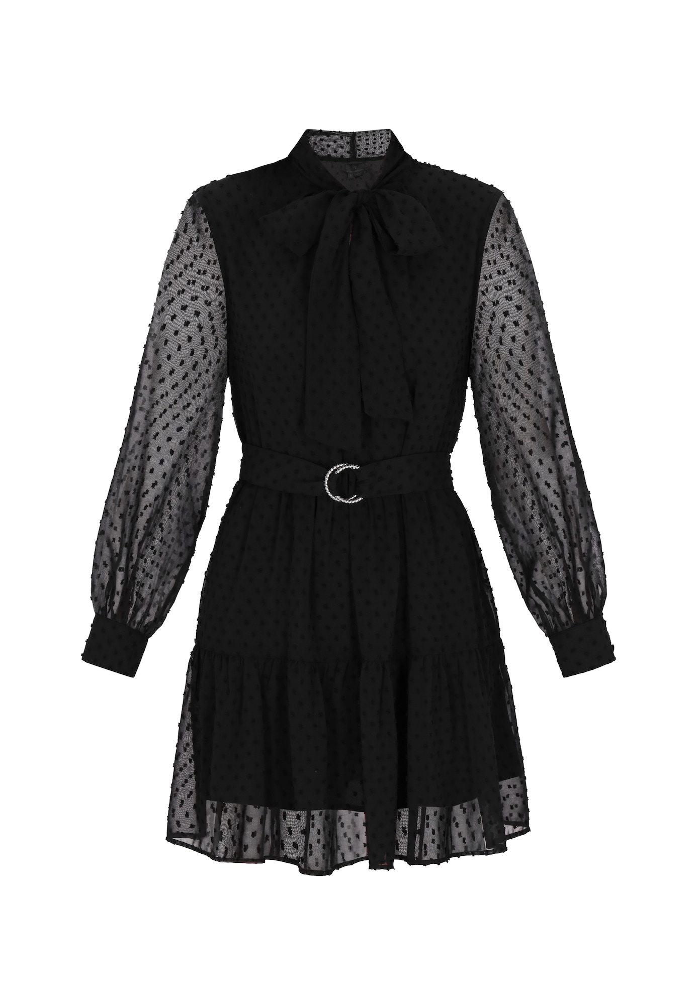 DreiMaster Klassik Rochie tip bluză Classic Look  negru