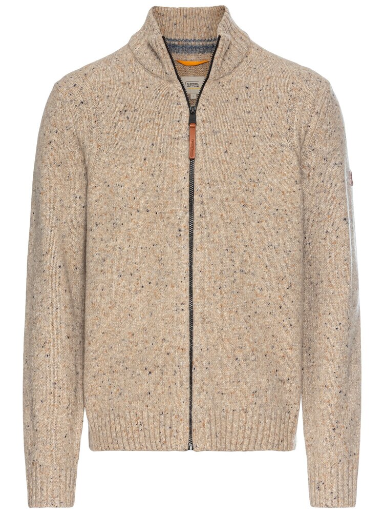 CAMEL ACTIVE Strickjacke aus nachhaltiger Merinowolle Herren Größe XL beige