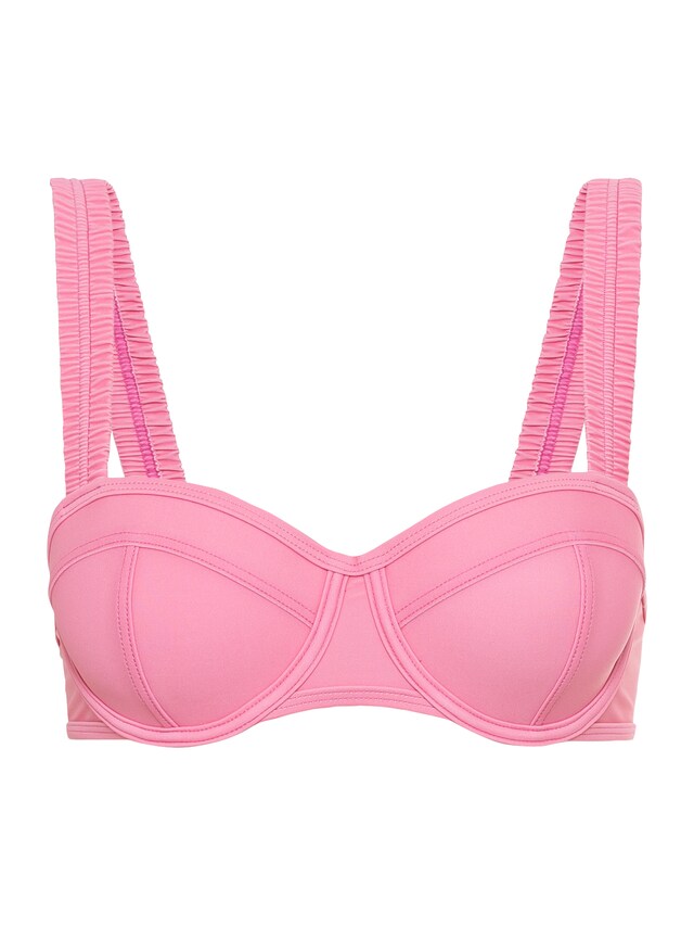 LSCN by LASCANA, Bikini felső 'Gina', rózsaszín, 1 kép a 4 közül