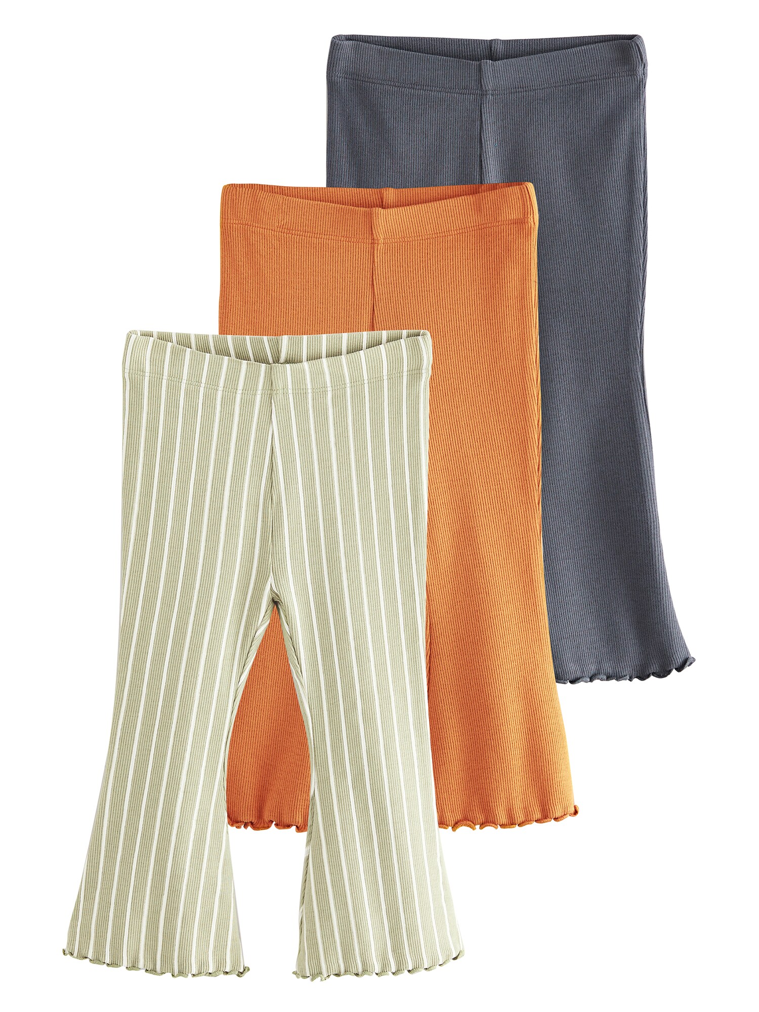 Next Leggings  gri bazalt / verde pastel / portocaliu / alb