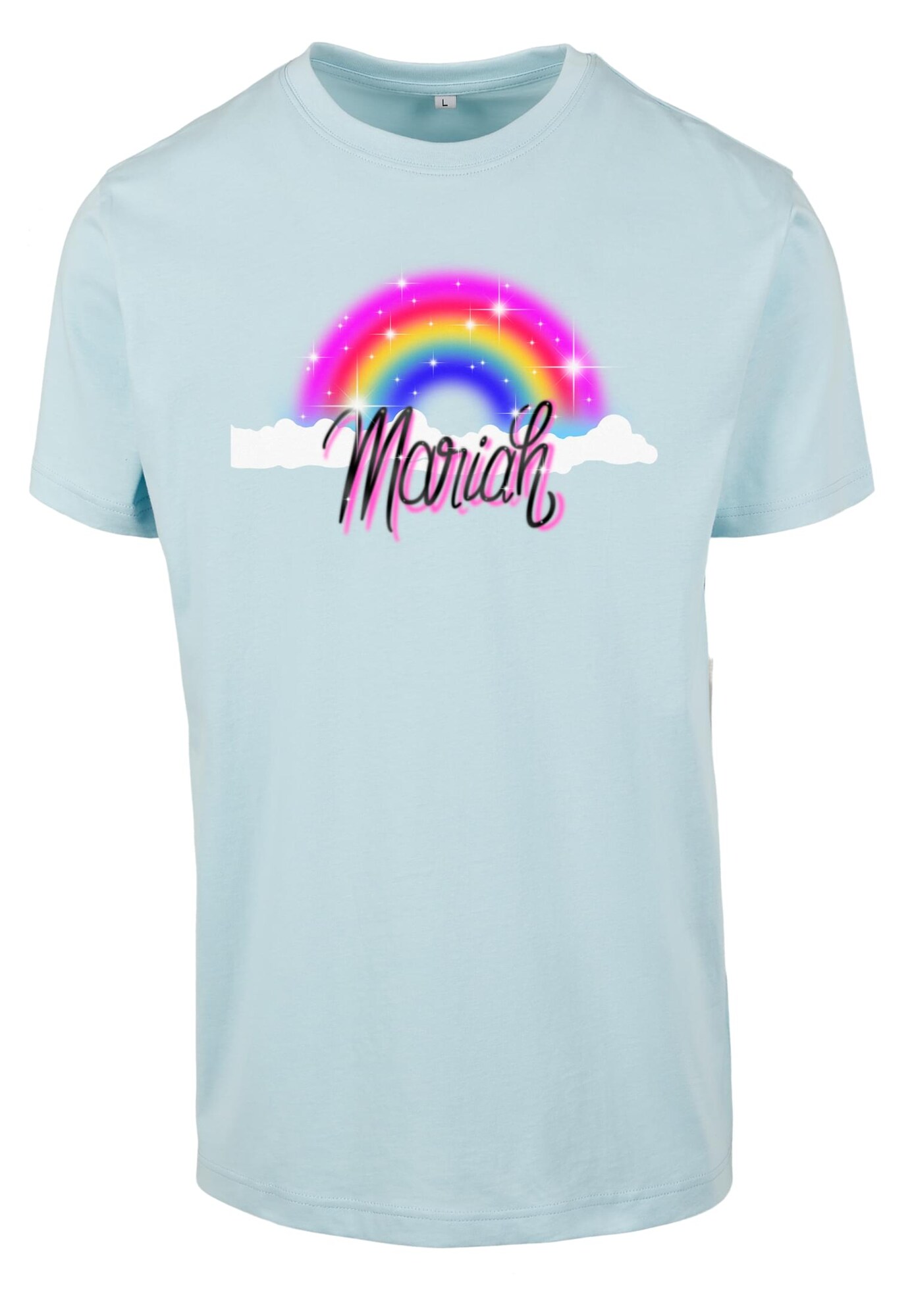 Merchcode Tričko  svetlomodrá / žltá / ružová / biela