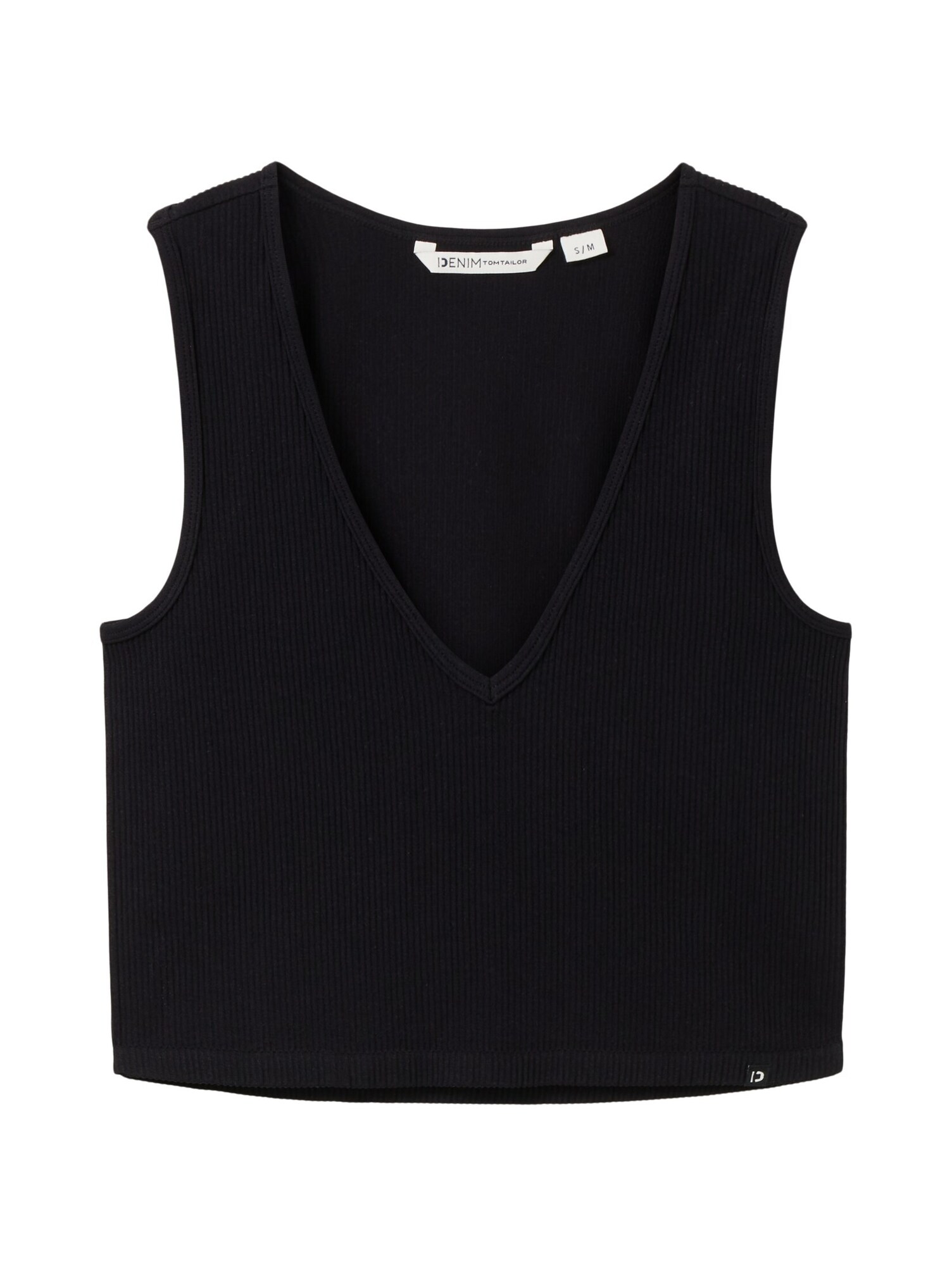 TOM TAILOR DENIM Top  čierna