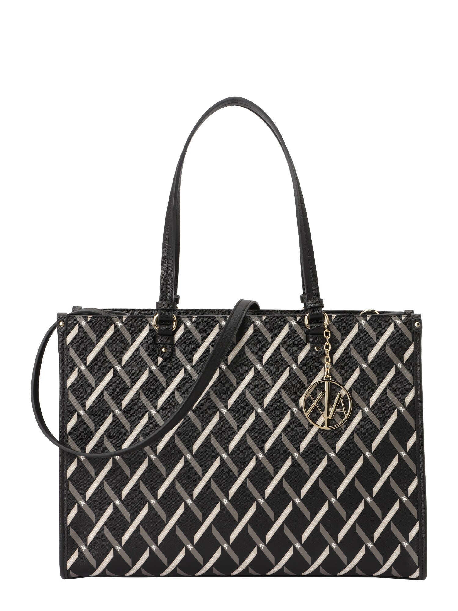 ARMANI EXCHANGE Poșete GYNGER  fildeş / bej închis / negru