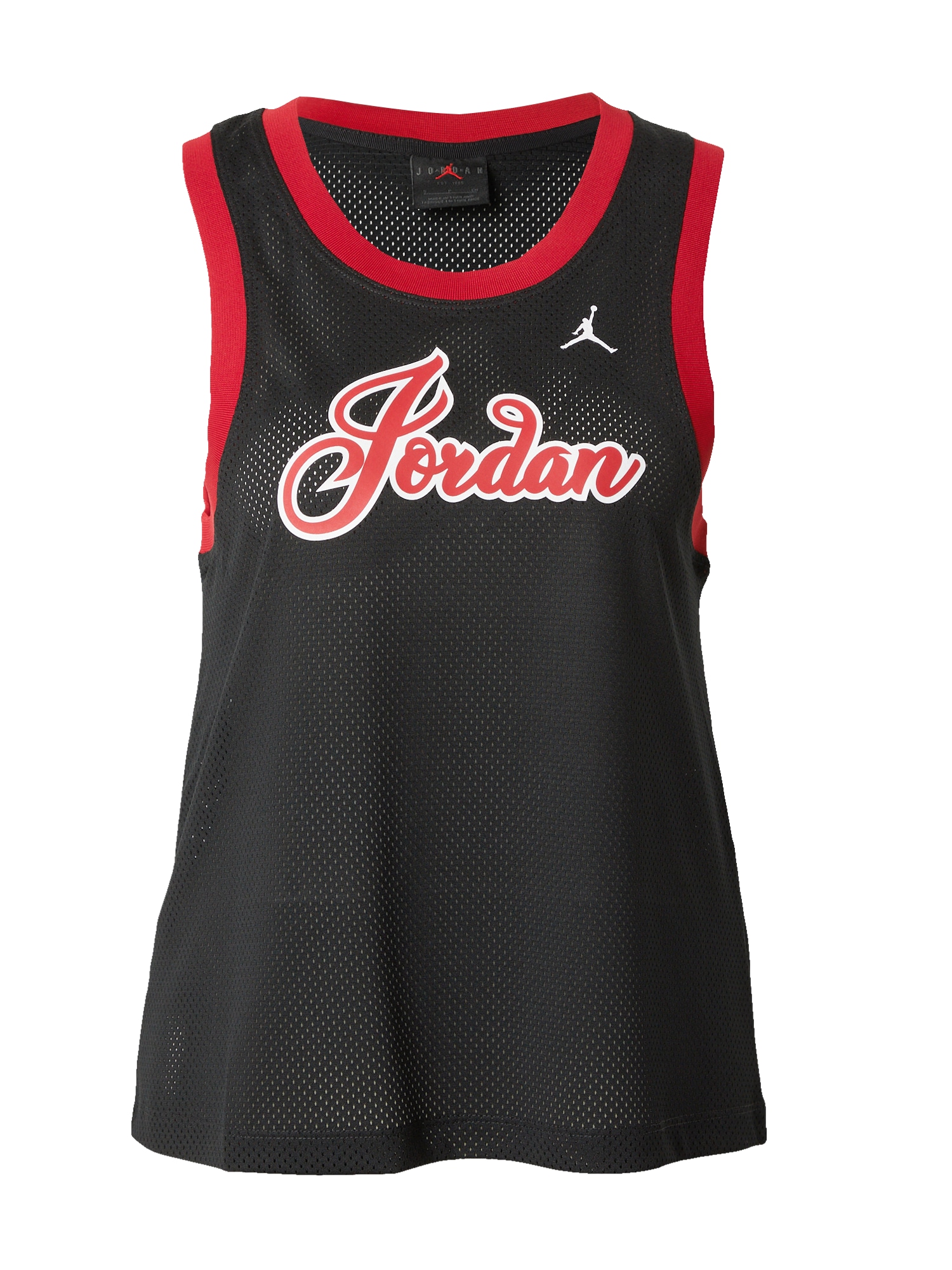 Jordan Športni top  rdeča / črna / bela