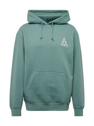 HUF Sweatshirt Smaragd / Wit