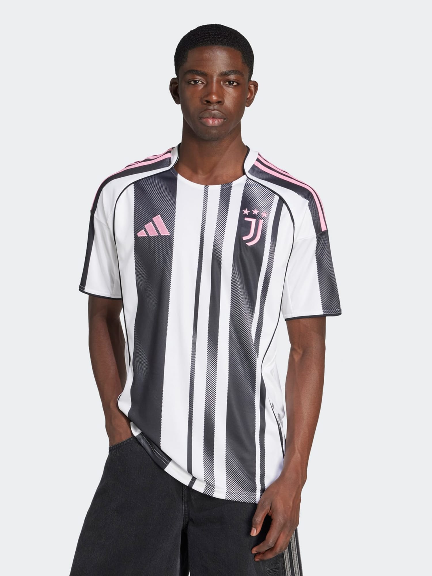 ADIDAS PERFORMANCE Mezek 'Juventus Turin 25/26' rózsaszín / fekete / fehér termék 2. képe