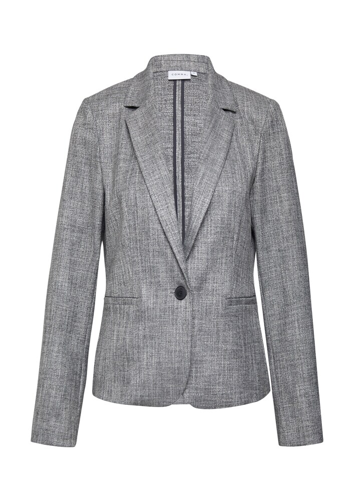 COMMA Blazer Damen Größe 34 graumeliert
