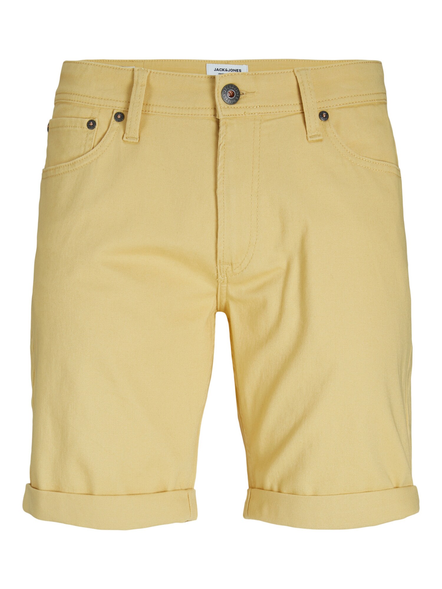 JACK & JONES Hlače 'Rick'  rumena