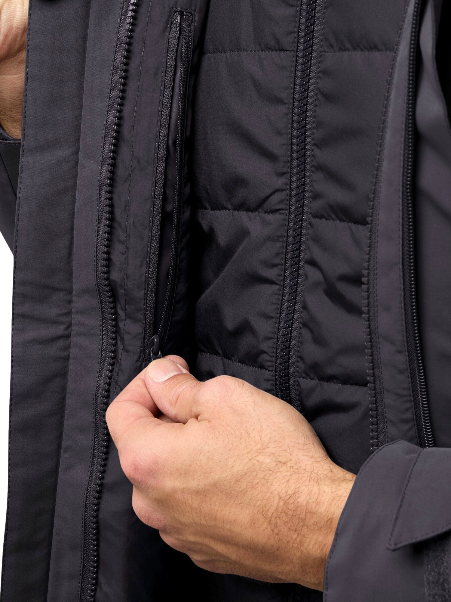 JACK WOLFSKIN Chaqueta de montaña 'Romberg' gris oscuro – imagen 3
