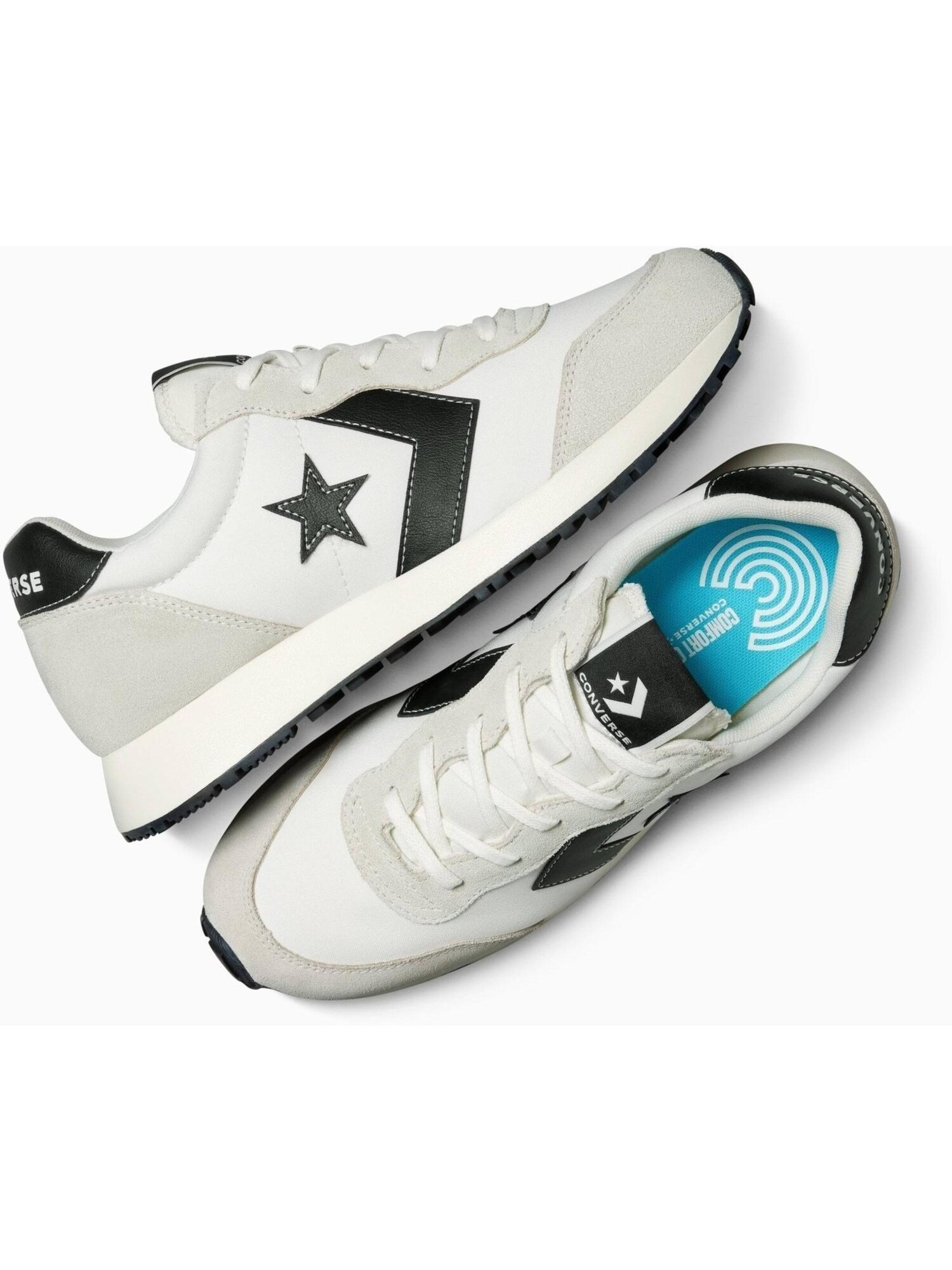 CONVERSE Nízke tenisky 'Omega' krémová / čierna / biela (obrázok 4)