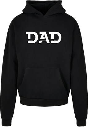 Merchcode Sweatshirt ‘Fathers Day – The Man, The Myth, The Legend’ Zwart / Wit