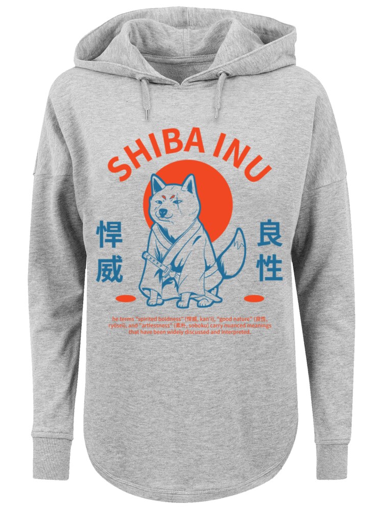 F4NT4STIC Sweatshirt 'Japanischer Shiba Inu Hund' Damen Größe XS blau / grau / rot