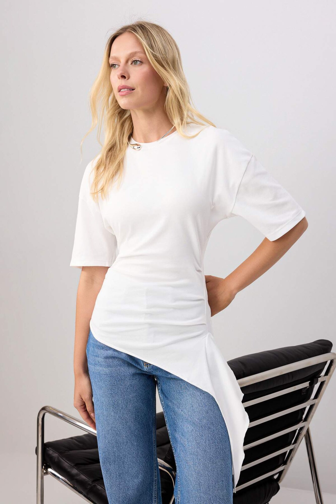 Trendyol Tricou ecru