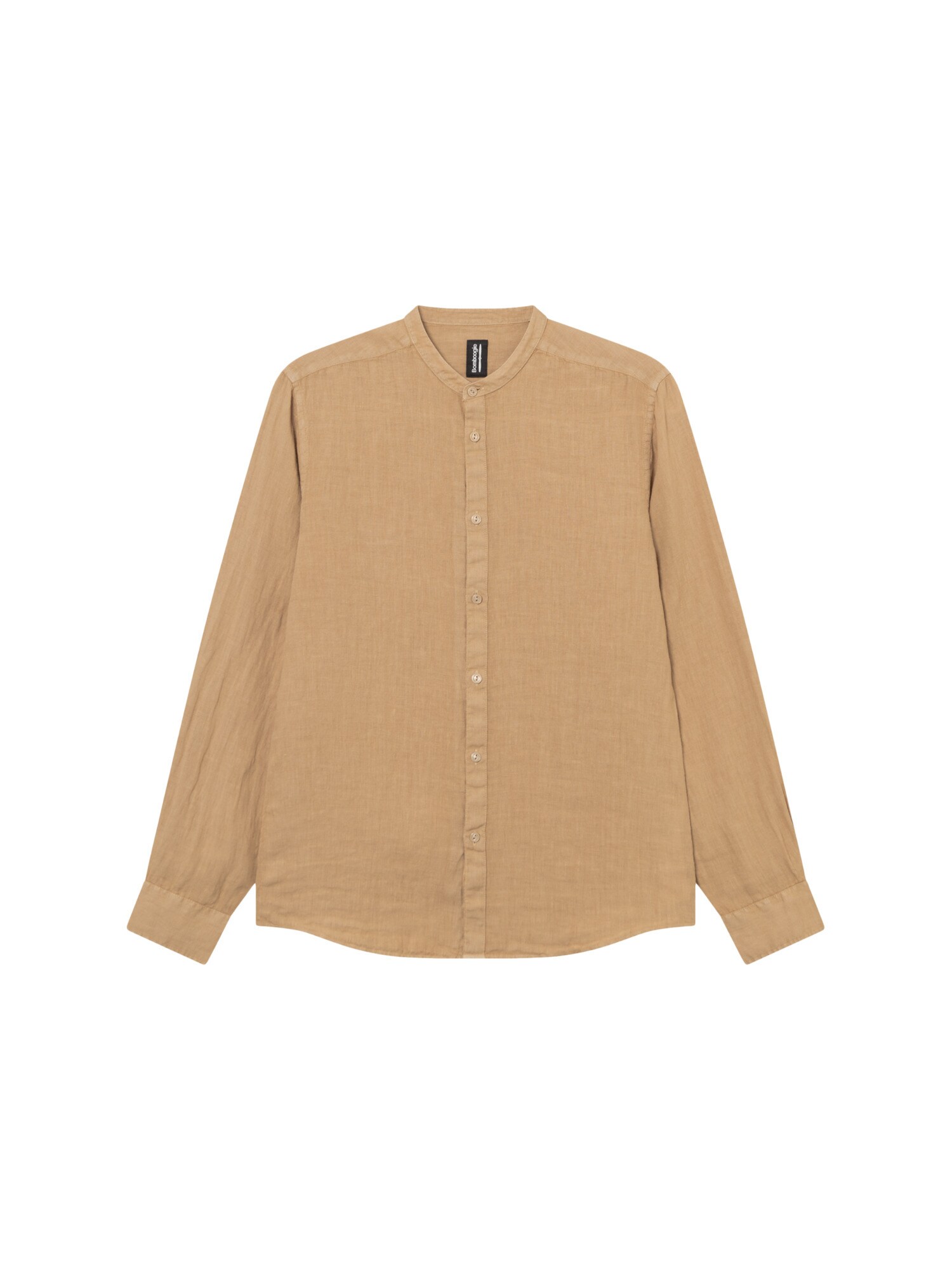BOMBOOGIE Camisa 'Coreana'  caramelo
