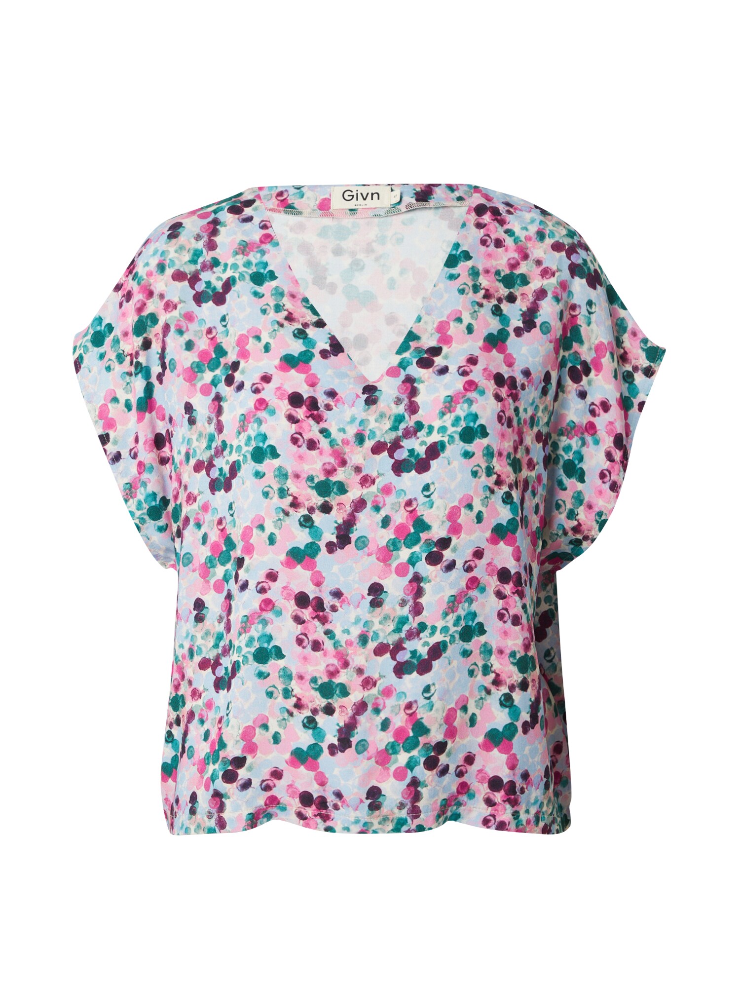 Givn Berlin Bluză Ruby  albastru deschis / verde petrol / mov vânătă / roz