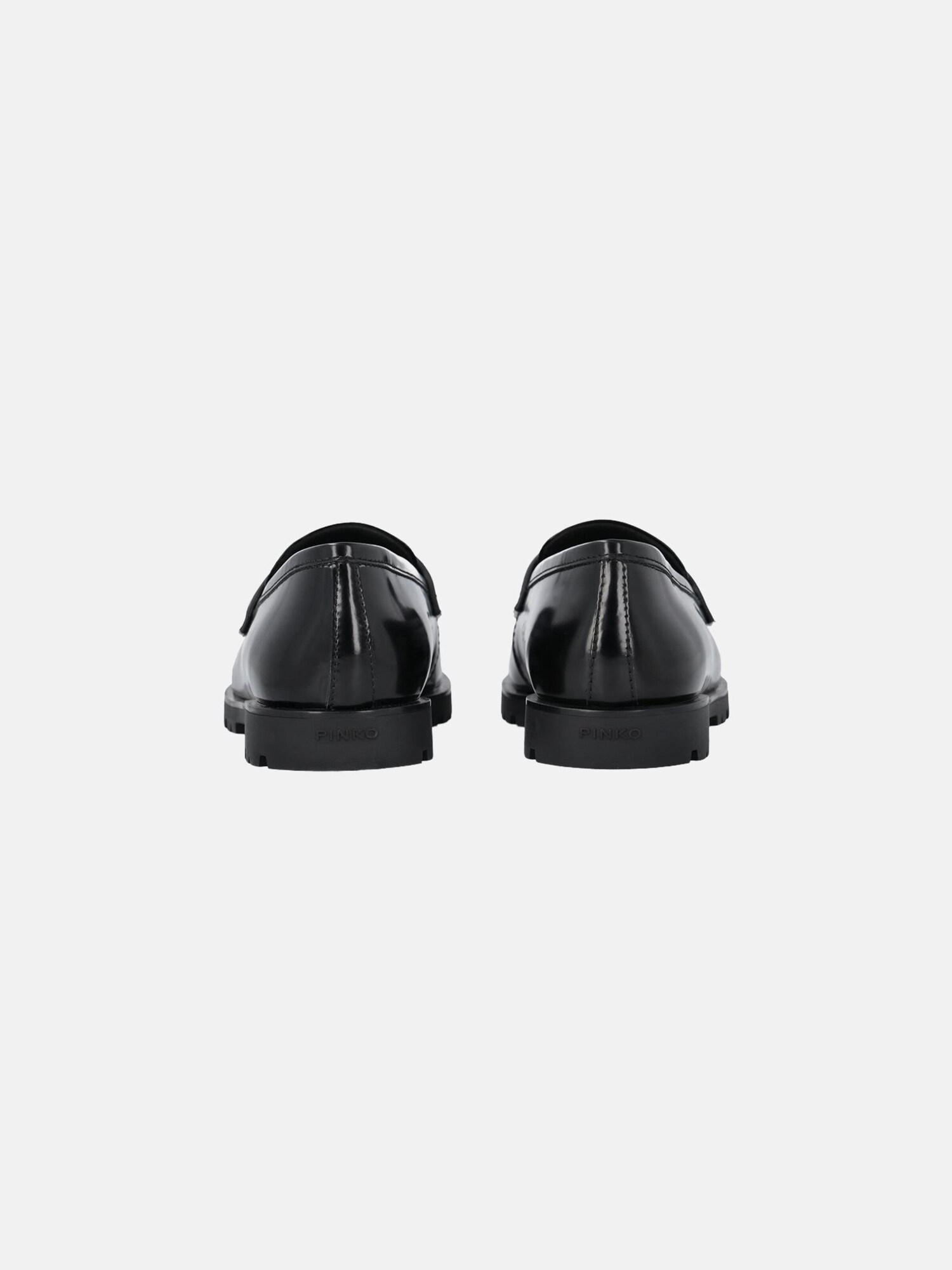 PINKO Mocasines 'PINKO NORA 07 MOCASSINO CALF LEATHER Scarpe'  negro – imagen 3