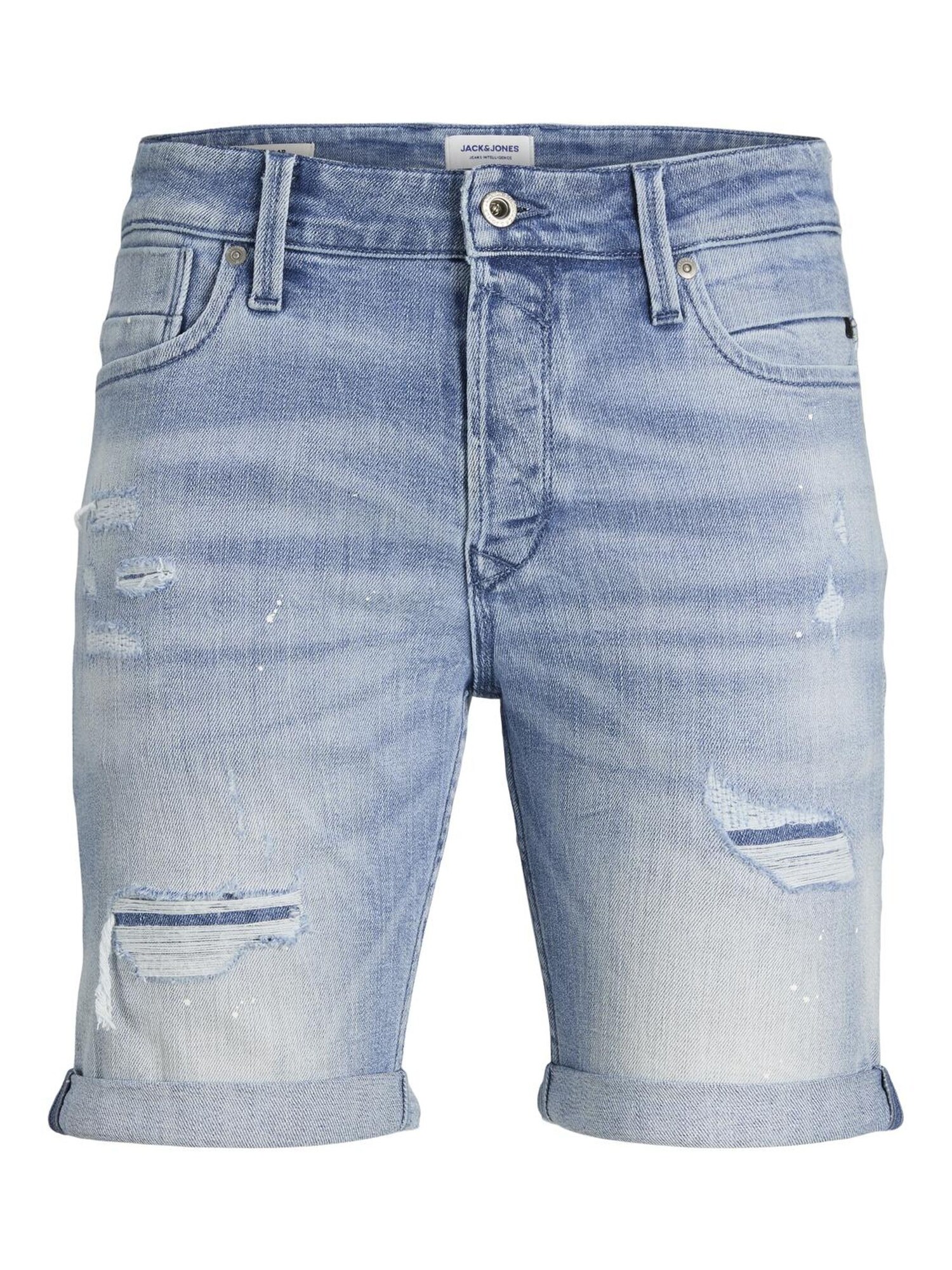 JACK & JONES Džínsy 'IRICK BLAIR GE 202'  modrá denim / svetlomodrá