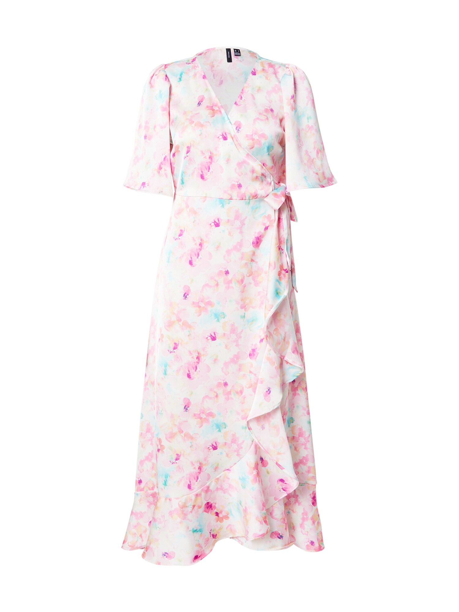 VERO MODA Šaty vodová / orchideová / ružová / biela