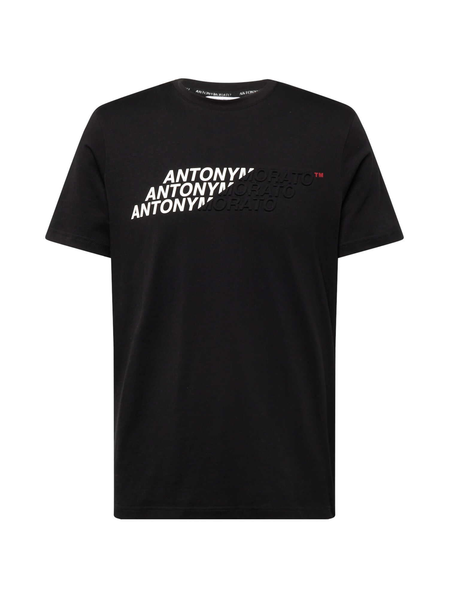 ANTONY MORATO Тениска  червено / черно / мръсно бяло