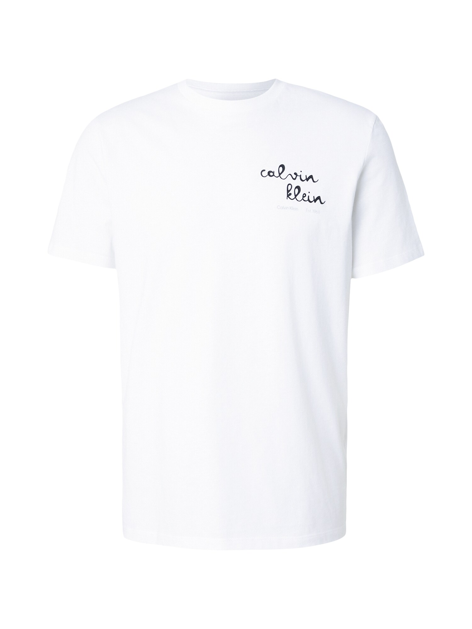 Calvin Klein Jeans Majica 'Logo Graphic'  črna / bela