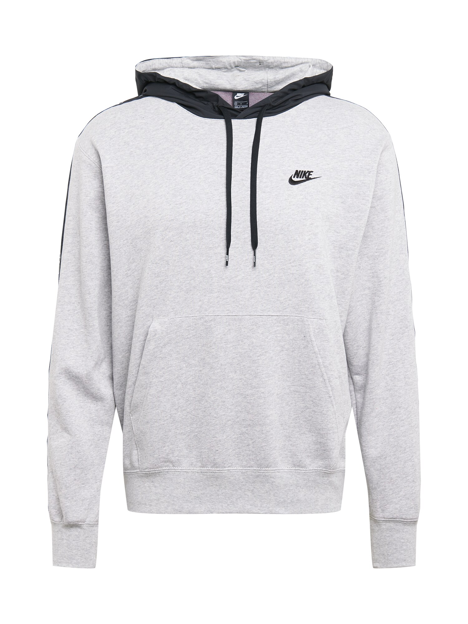 Nike Sportswear Megztinis be užsegimo  juoda / pilka