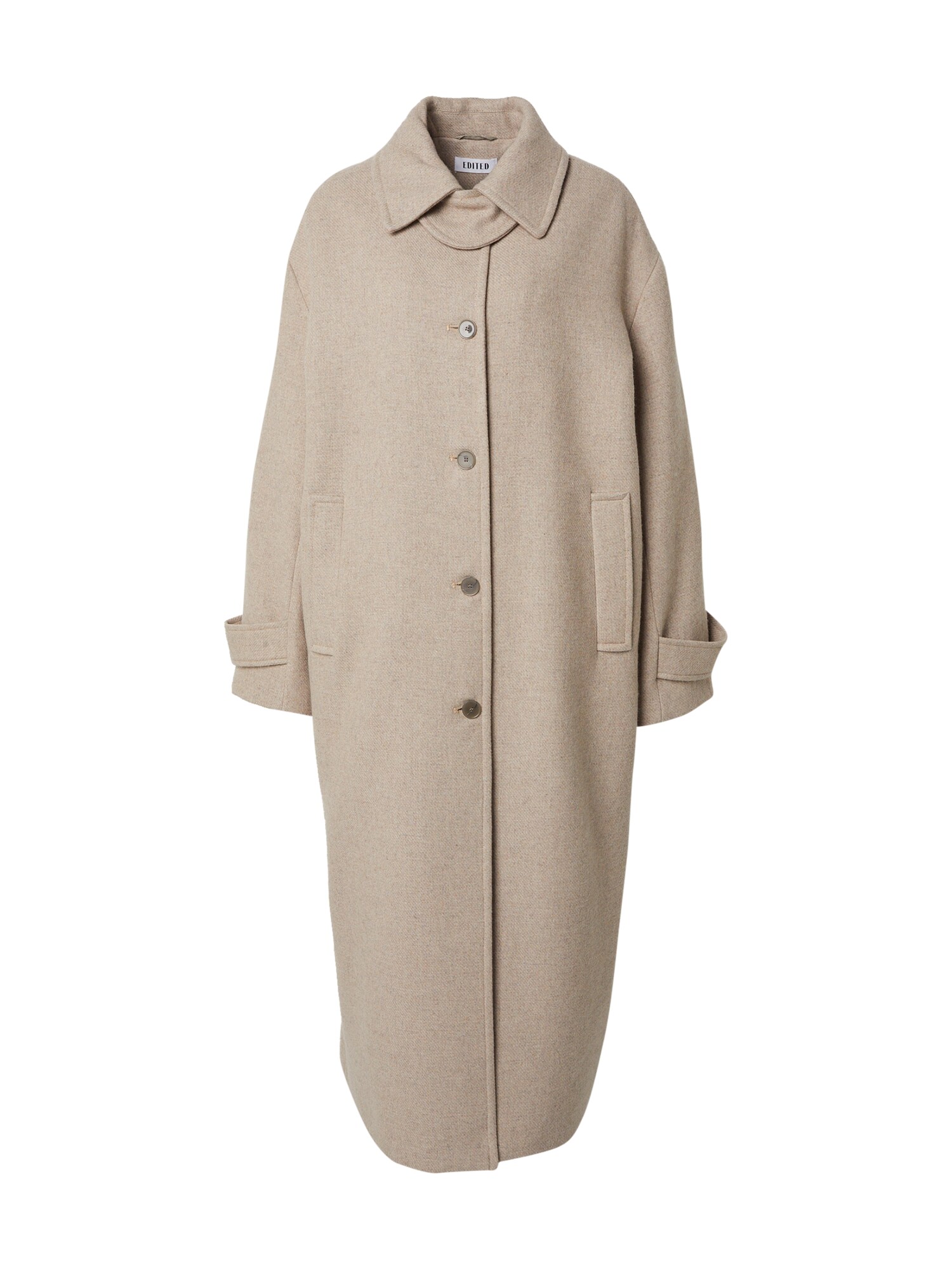 EDITED Palton de primăvară-toamnă Fine  bej