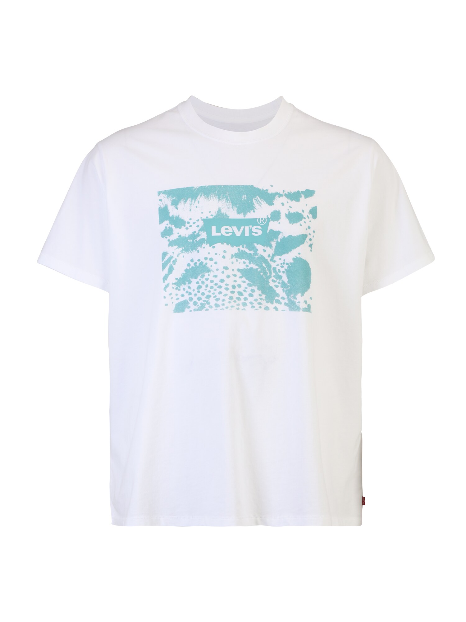 Levi's® Big & Tall Marškinėliai šviesiai mėlyna / balta