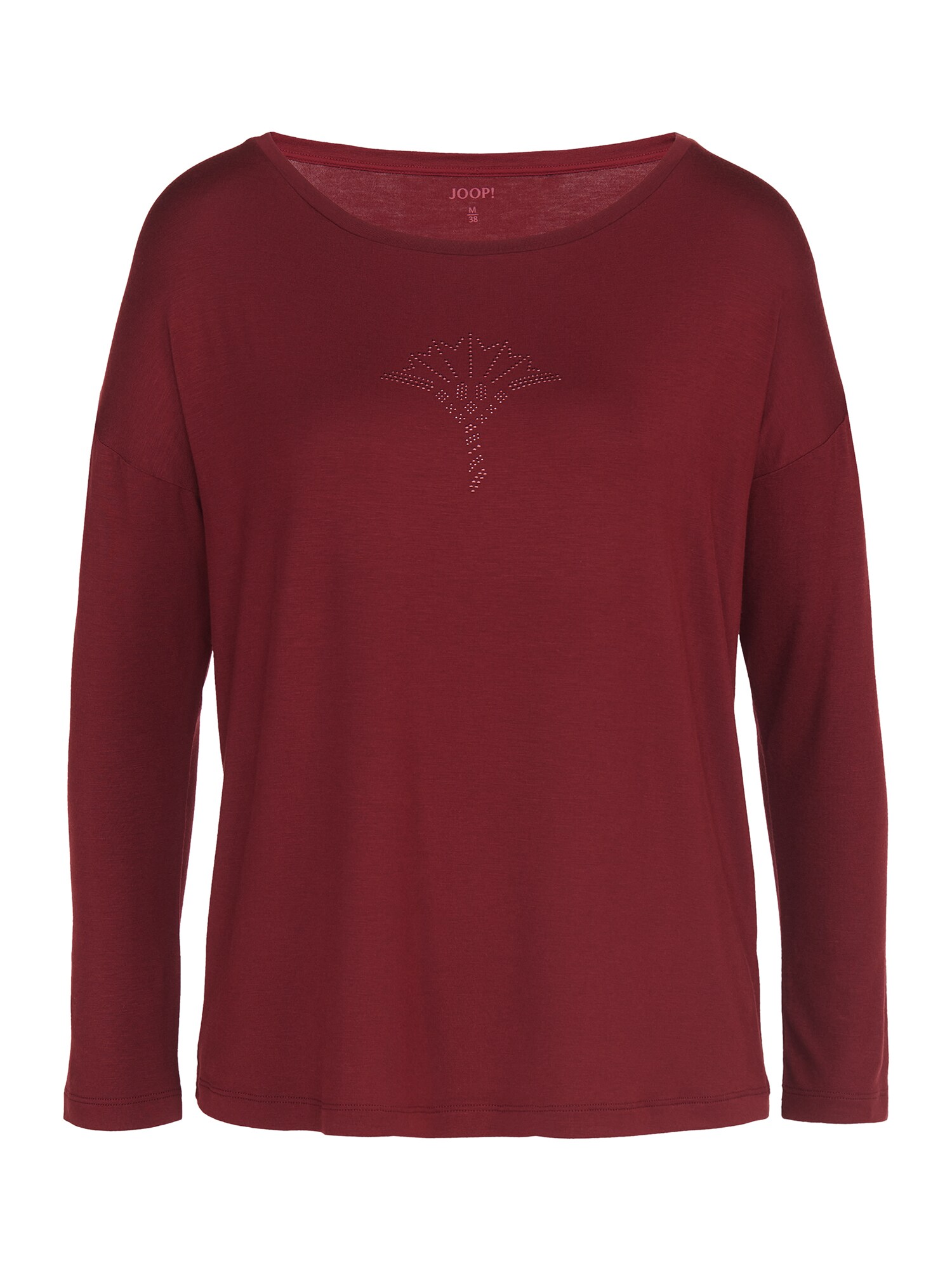 Joop! Slaapshirt ' Luxe ' Donkerrood