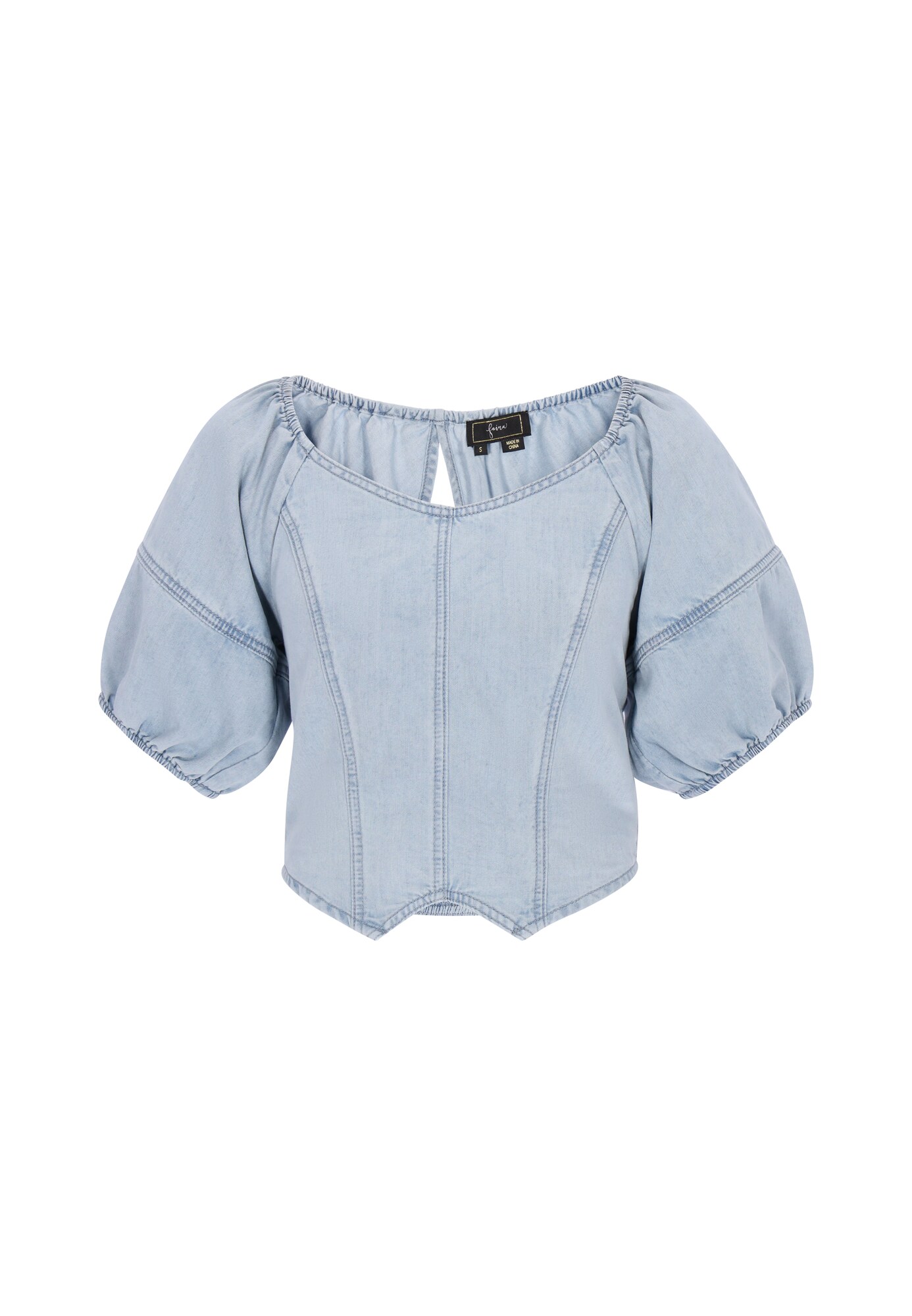faina Blusa  azul claro