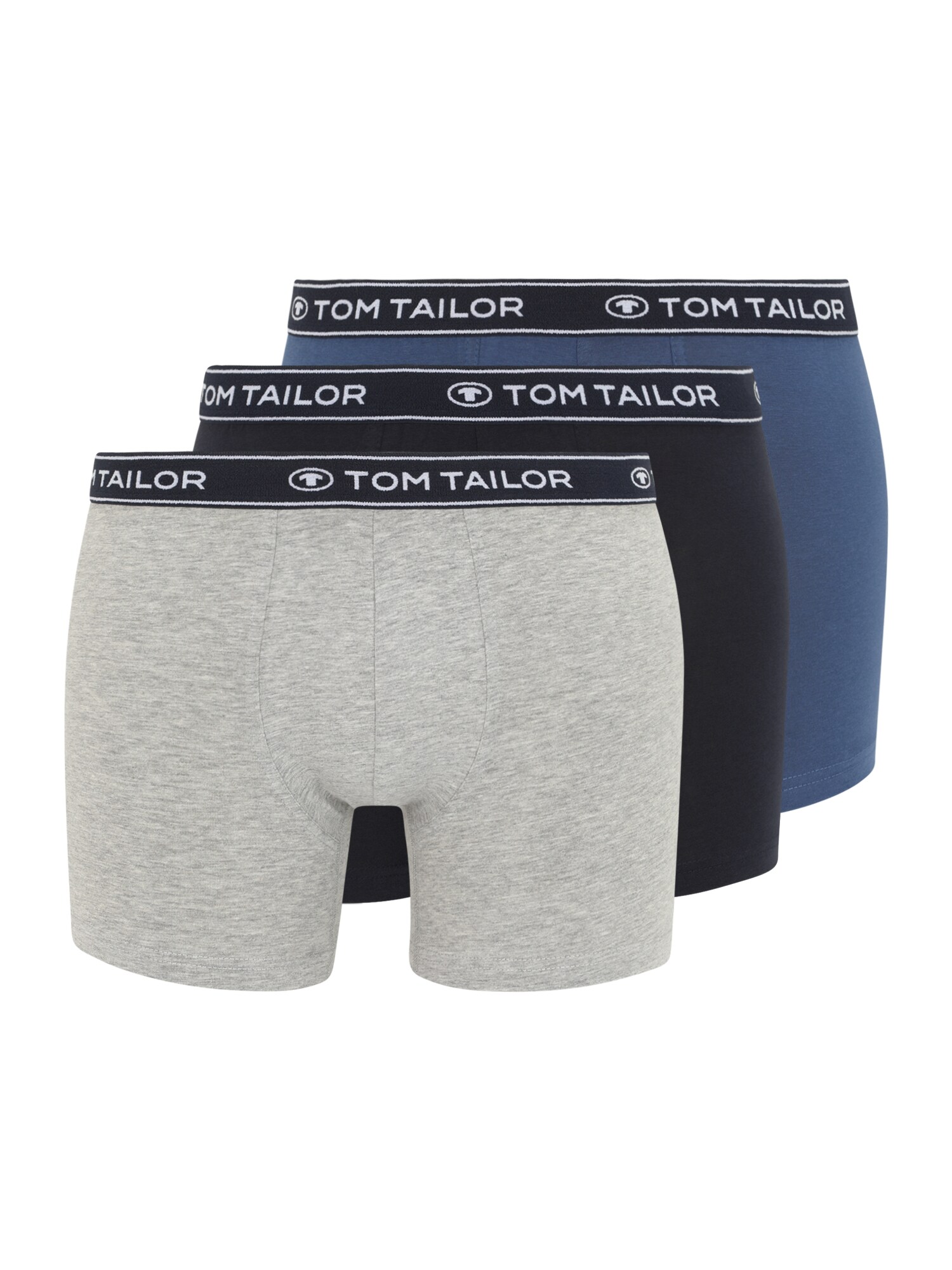 TOM TAILOR Boxeri  albastru / albastru închis / gri amestecat / negru / alb