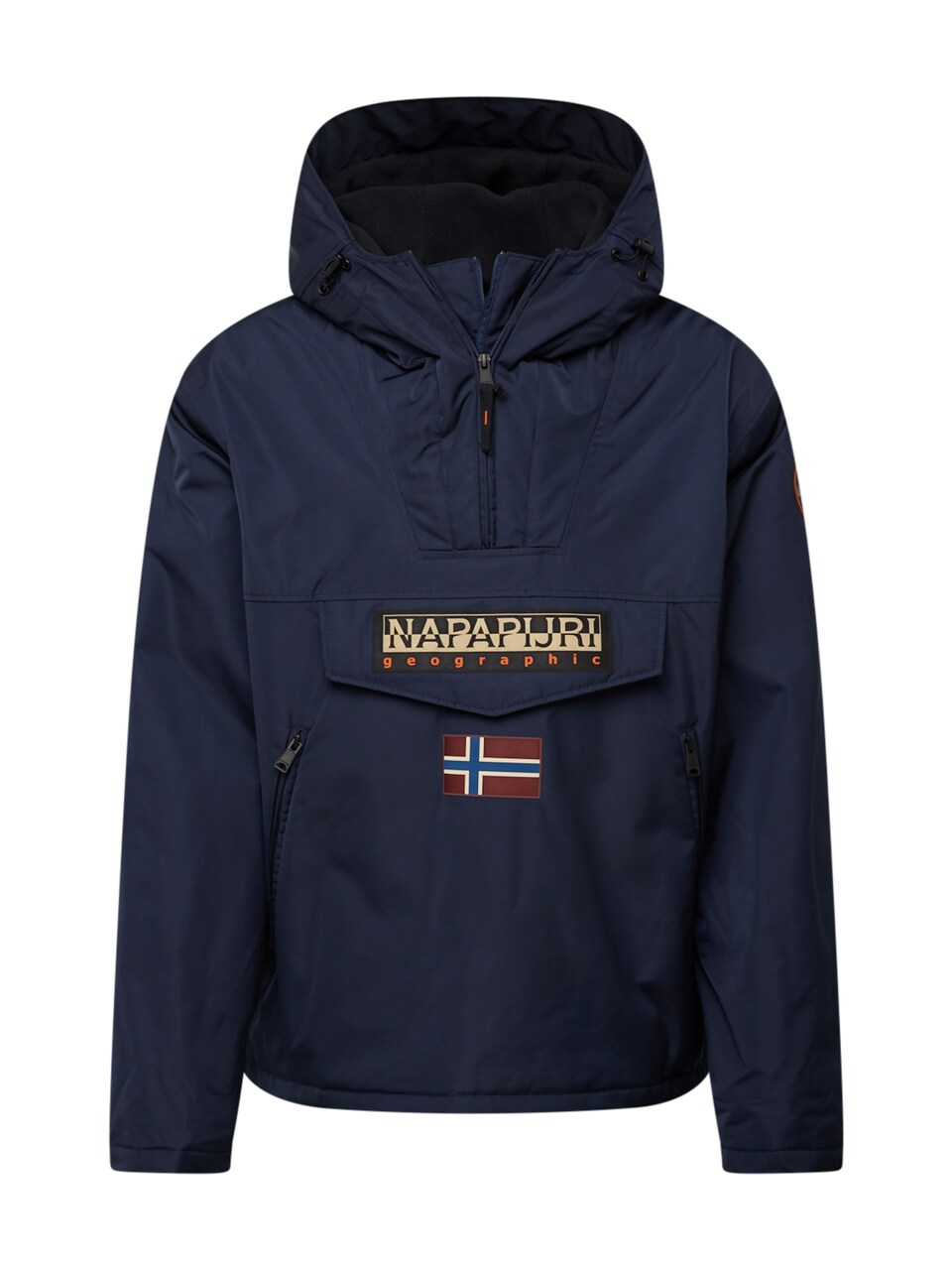 Övergångsjacka 'Rainforest Next' champagne / marinblå / mörkröd