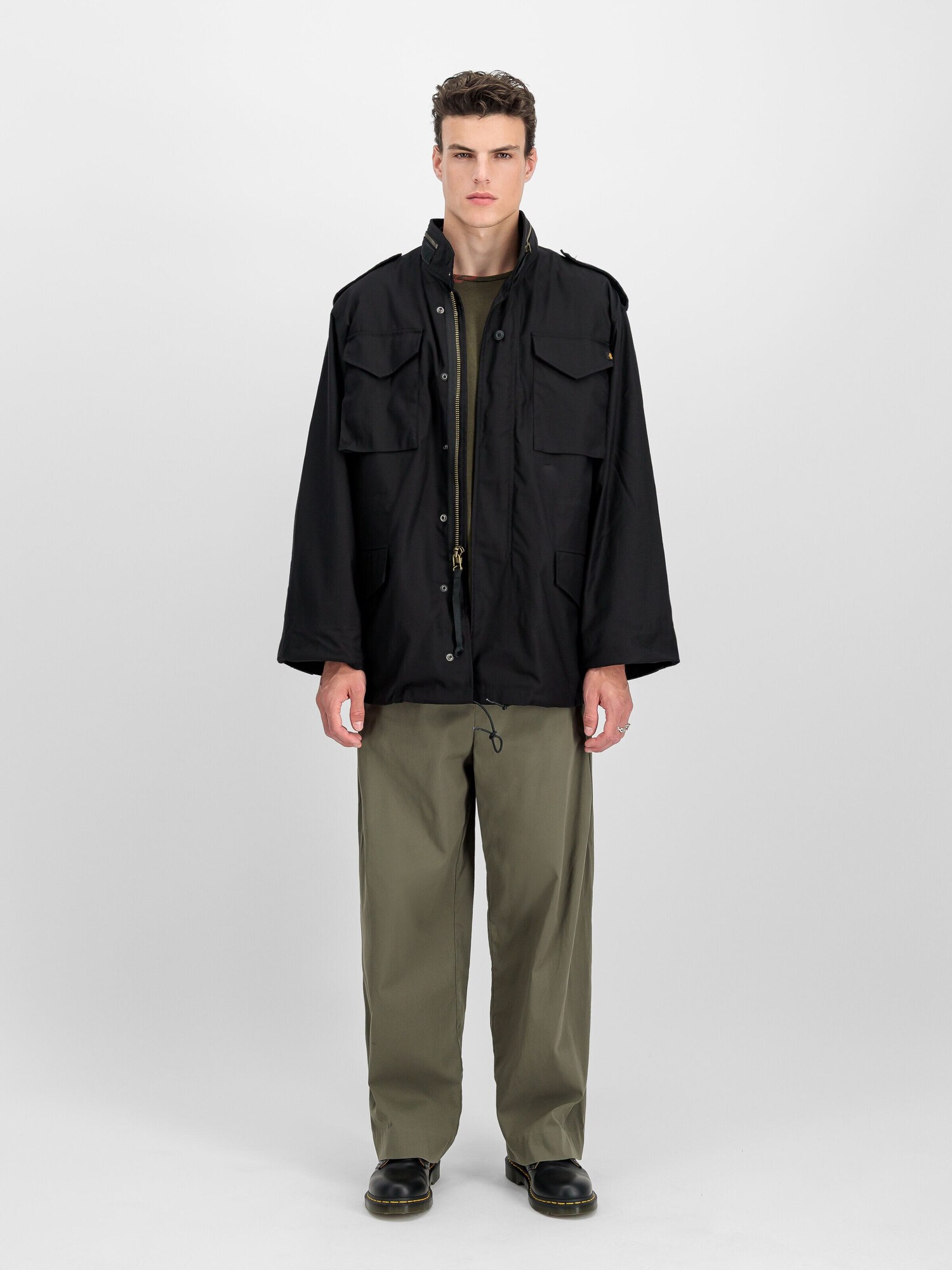 ALPHA INDUSTRIES Chaqueta de entretiempo  negro – imagen 8