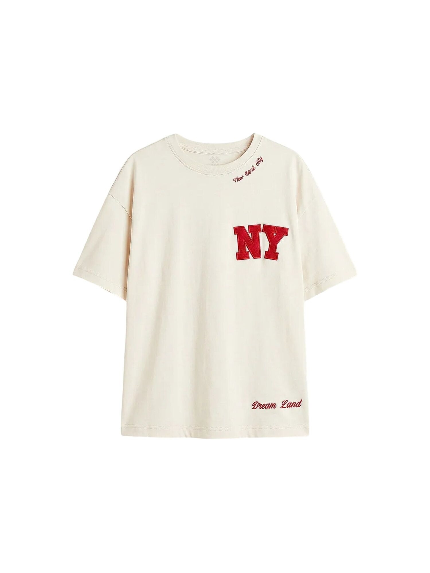 Tommy Life Majica 'TOMMY Baumwoll-Elasthan-T-Shirt' boja pijeska