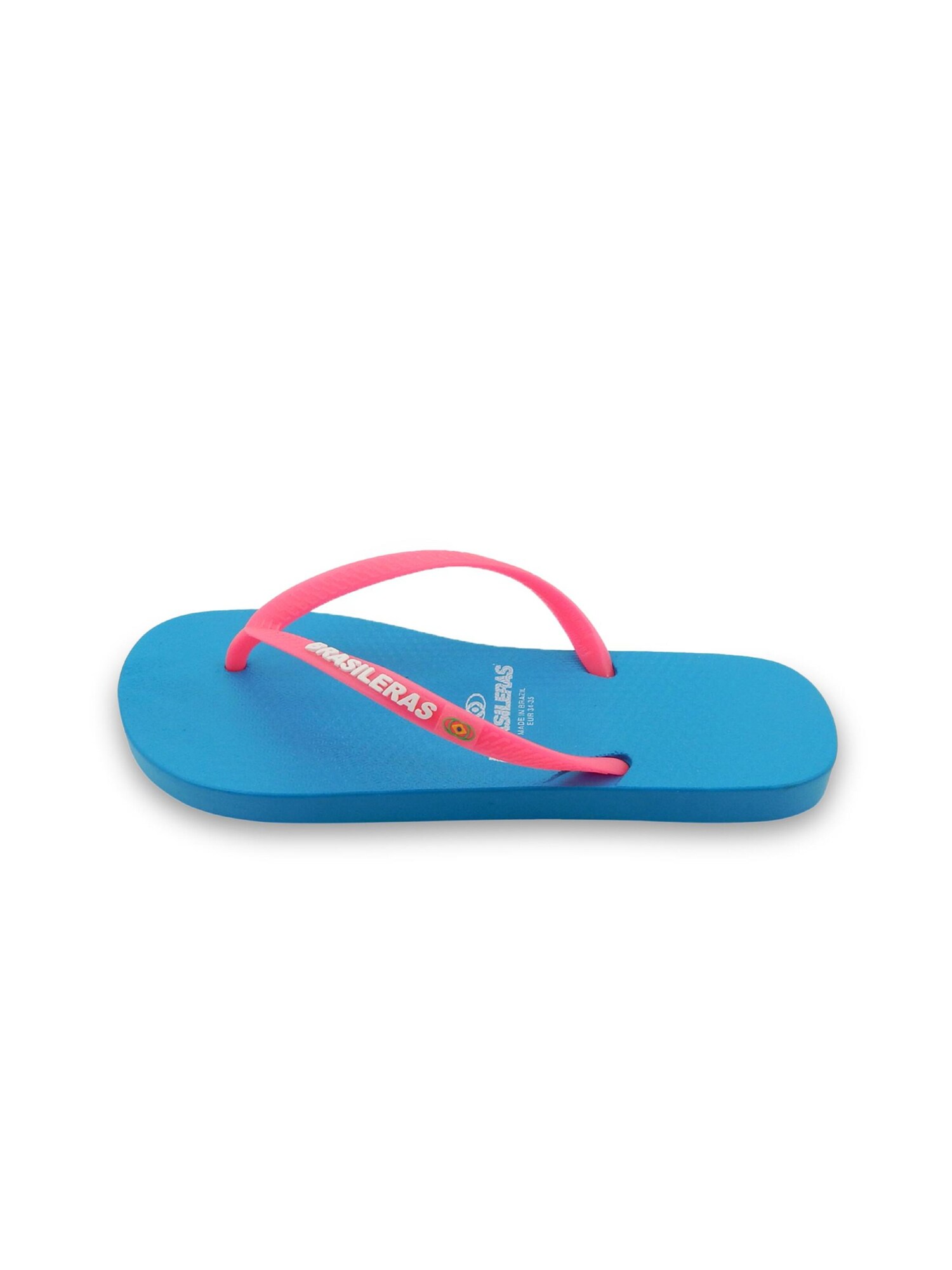 Brasileras Sandalias de dedo 'Neon'  azul claro / rosa / blanco