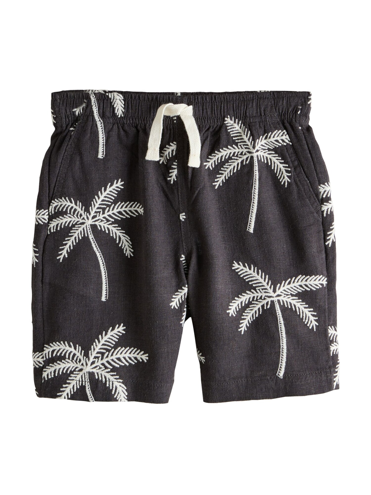 Next Pantaloni  gri metalic / alb murdar