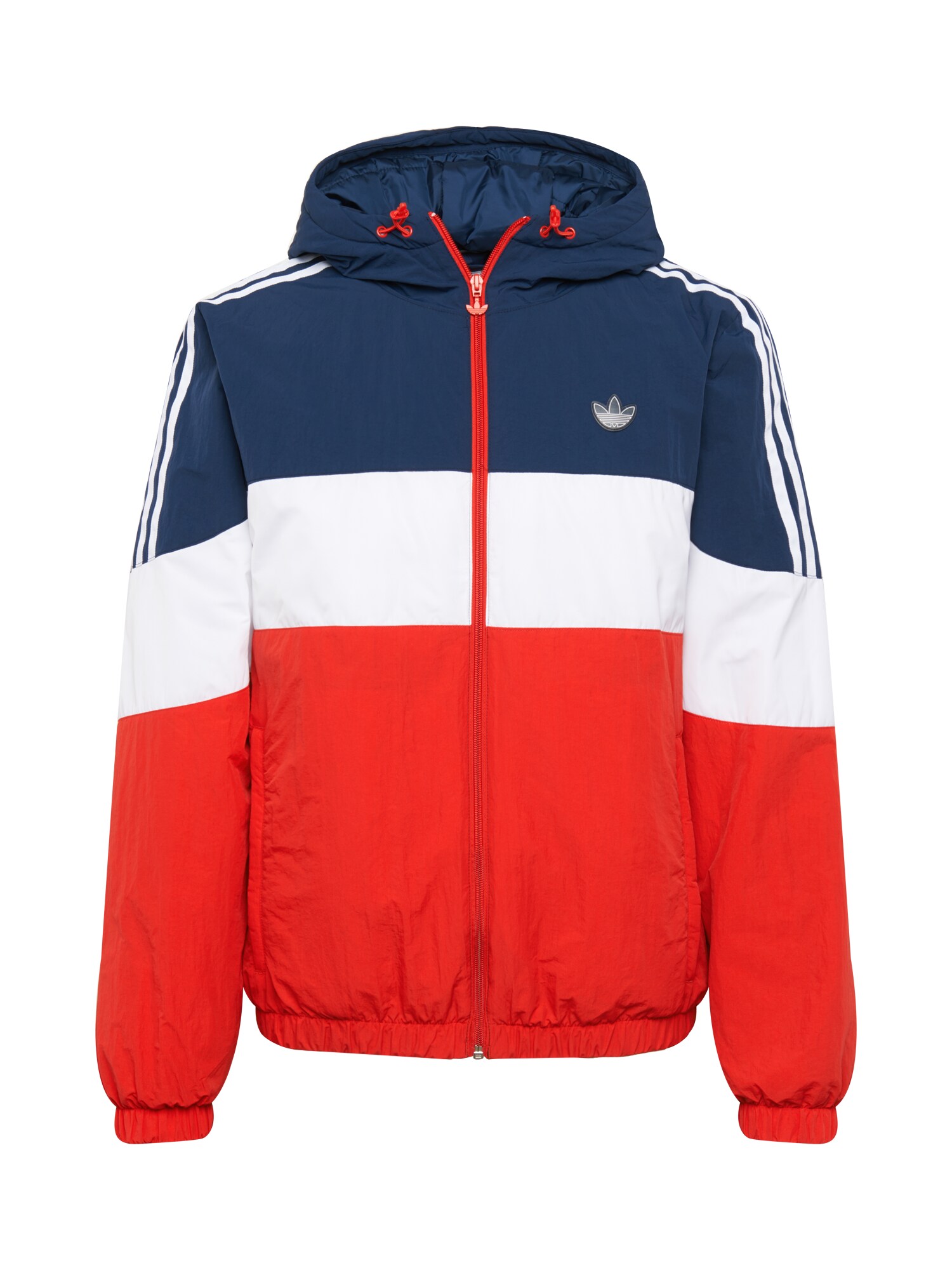 ADIDAS ORIGINALS Demisezoninė striukė 'Spirit'  balta / melionų spalva / tamsiai mėlyna