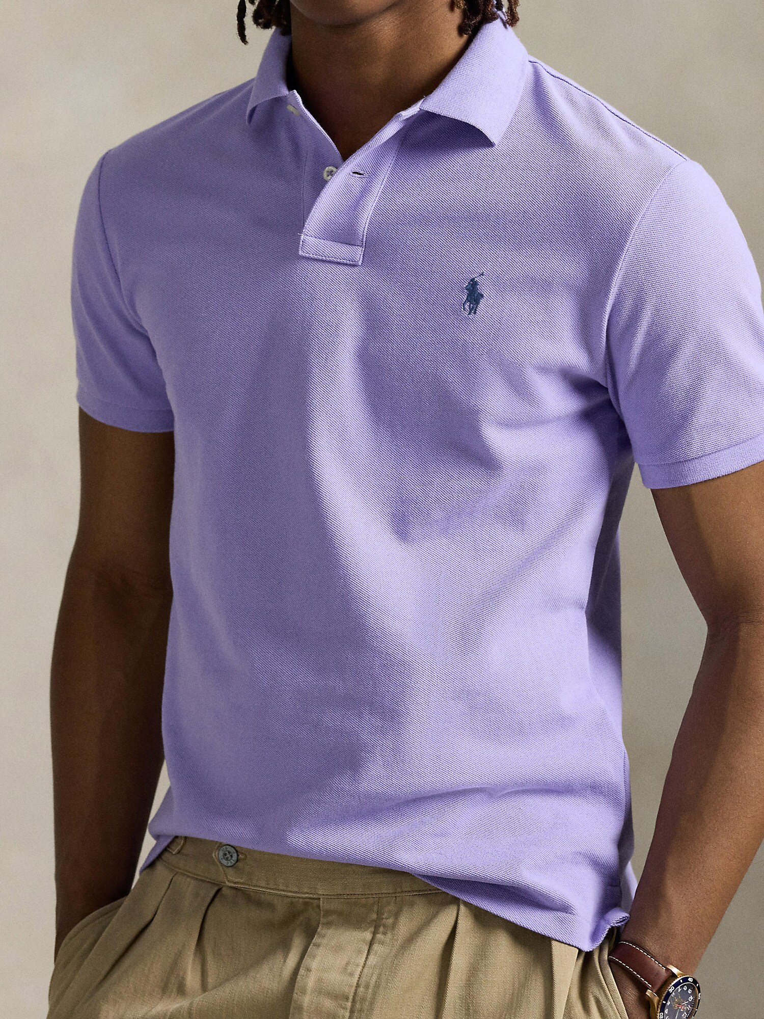 Polo Ralph Lauren Tričko levanduľová (obrázok 5)