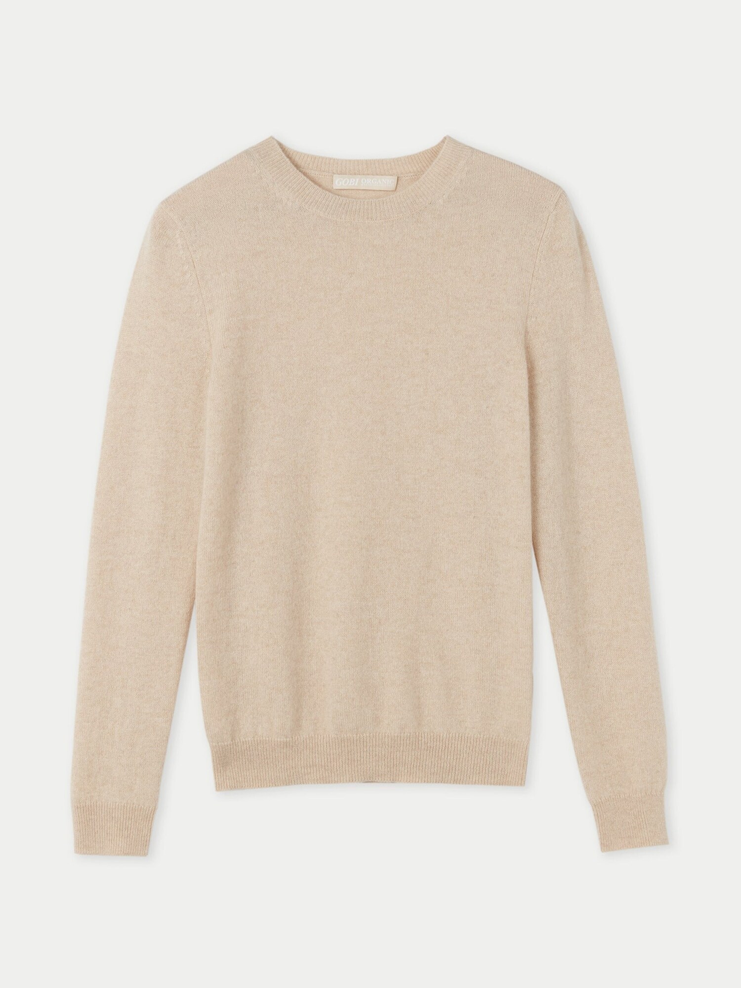GOBI Cashmere Jersey 'Cashmere Hat &amp; Sweater Set'  beige