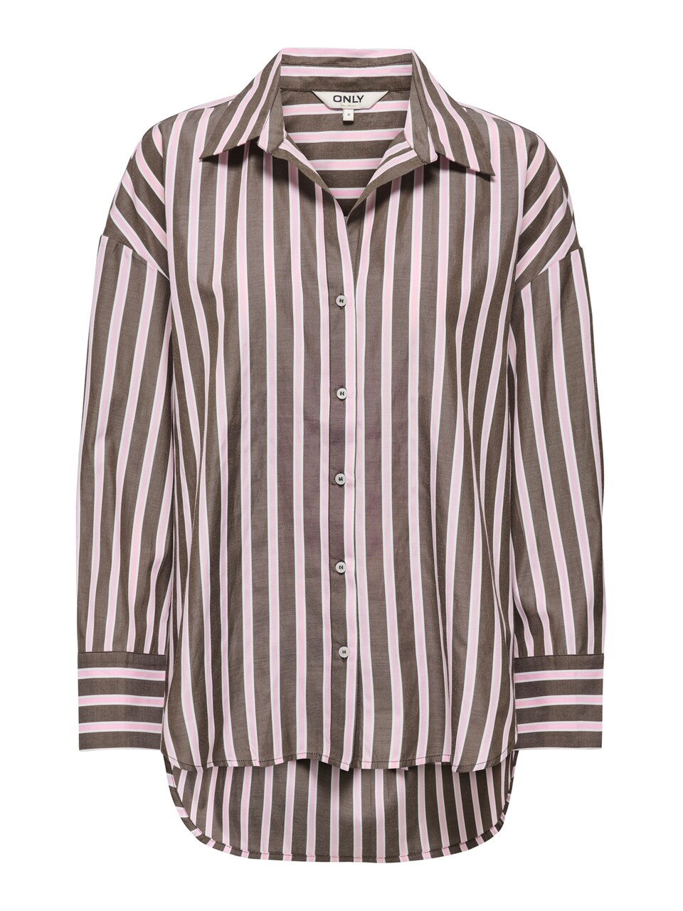 Blus 'ONLOregon Alva' mörkbrun / rosa