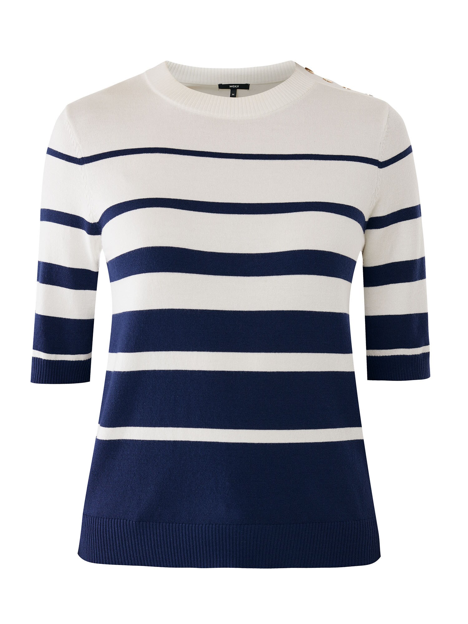 MEXX Pulover  bleumarin / alb