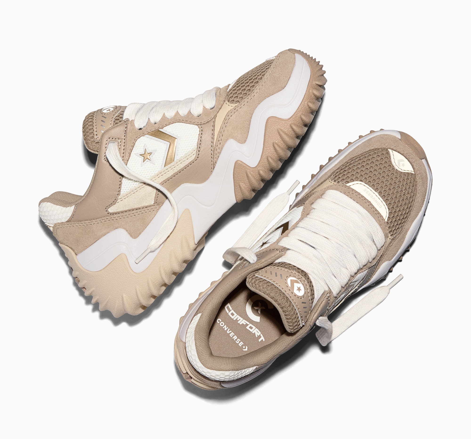 CONVERSE Zapatillas deportivas bajas 'WAVE MOTION' camelo / blanco – imagen 2