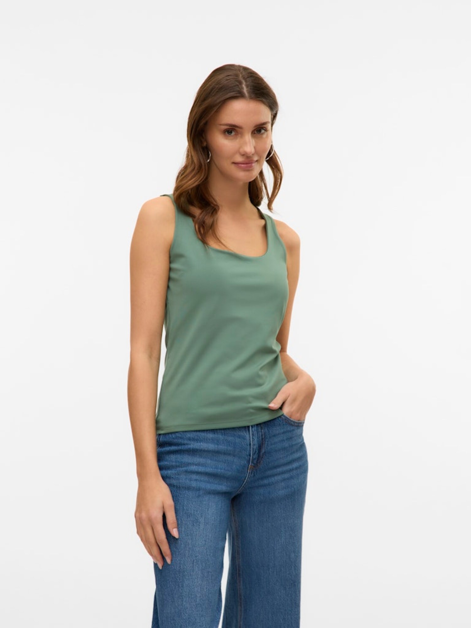 VERO MODA Top 'VMMILLION'  smaragd termék 2. képe