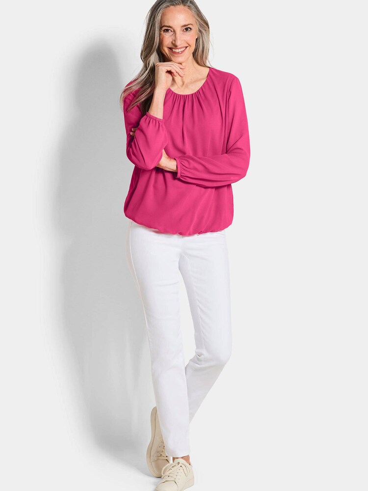 Goldner Bluse Damen Größe L/XL pink