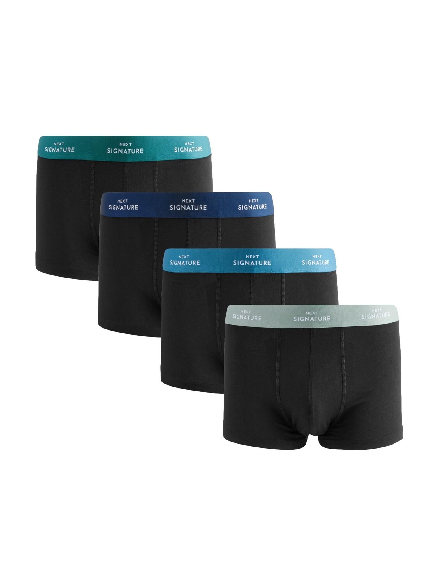 Next Boxeri  albastru / verde / negru / alb